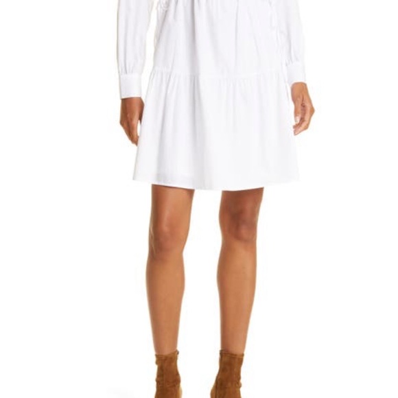 NWT XXL white dress with tie waist. - Picture 5 of 5
